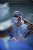 Picture of a surgical team in the operating room